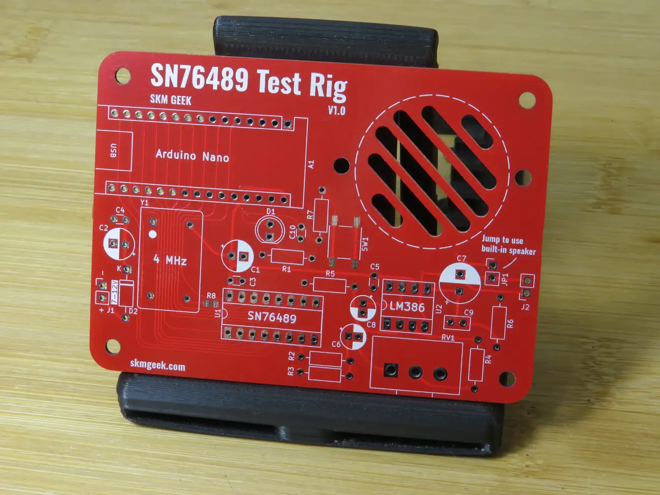 The blank PCB
